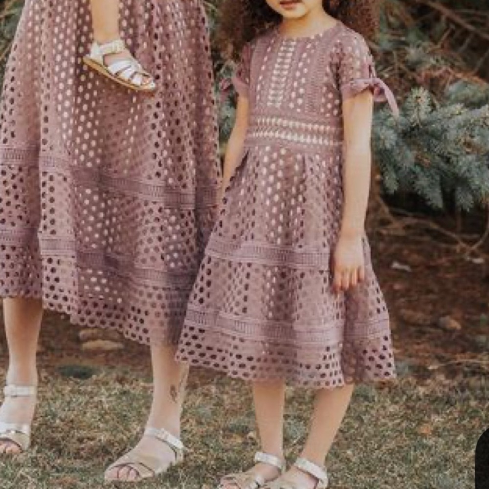 Ivy City Girls Mauve Vera Dress